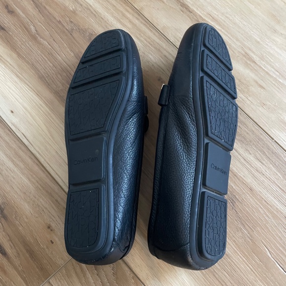 Calvin Klein Leather Mule Flats - Picture 4 of 5